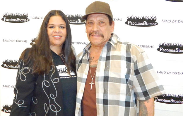 Film Producer Crystal Jackson and actor Danny Trejo
